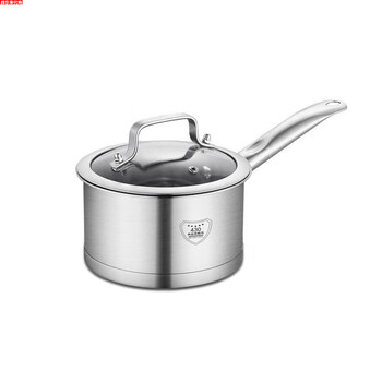 Fat donglai stainless steel milk pot, soup pot, frying pan, three-layer bottom pot, thickened full set of daily all-in-one soup pot, 18cm single handle milk pot