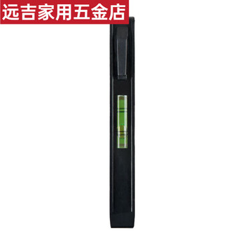 An junsheng level bubble level bubble level level ruler pen shape level small household leveling mini small bubble pen shape level - black