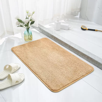 Yusenyi bathroom door carpet mat bathroom bathroom water floor mat entry door mat entry door home ginger yellow 5080cm