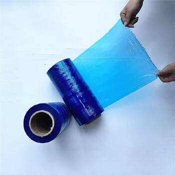 Multi-color optional blue vci vapor phase anti-rust stretch film yellow vci vapor phase anti-rust stretch film sea export anti-rust film pe blue vci vapor phase anti-rust stretch film 50cm wide 500 meters long 2.5 wire