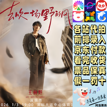 Wang heye concert tickets wang heye go and have a wild wind 2.0 tour concert beijing shenzhen shanghai station bidding and recording information infield 998 consultation before bidding private bidding invalid non-original price