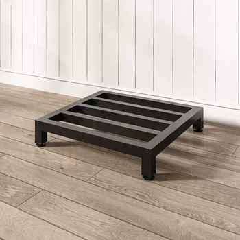 Yusenyi bracket base moisture-proof storage rack refrigerator elevated shelf wooden cabinet base rack flower pot bracket custom rice noodle rack length 40 width 30 height 10 black extra thick