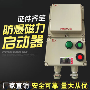 Motor switch distribution box/40a/60a/100a/bqc/bqd53-10a/20a/explosion-proof magnetic starter 10a 380v