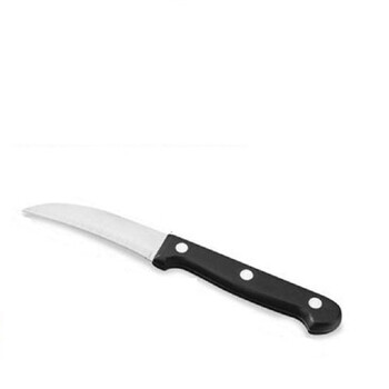 Fruit scimitar stainless steel scimitar eagle beak sharp household peeler elbow fruit knife crescent knife peeling knife black 01 60 or less_7cm_110mm