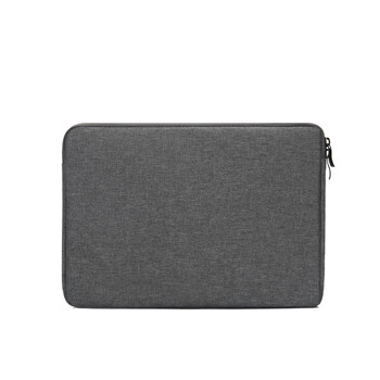 Ready stock notebook liner computer bag shockproof and waterproof tablet storage bag 14 inches large capacity unisex dark gray 15.6 inches