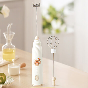 Onlycook electric egg beater milk powder coffee automatic stirring stick household baking artifact handheld egg cream whipper milk green electric double head egg beater