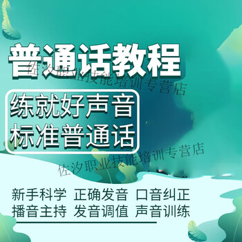 Mandarin scientific pronunciation correction tutorial training video tutorial standard pronunciation broadcast hosting video course u disk available for consultation mandarin tutorial + japanese tutorial