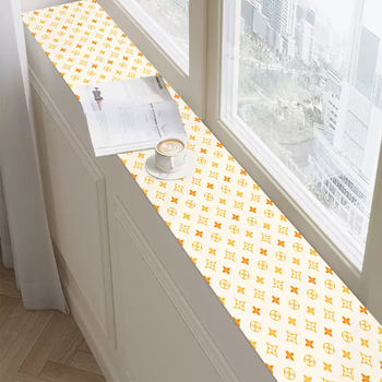 Yusenyi window sill mat, bay window mat, narrow window edge mat, diatom mud water-absorbent and dust-proof protective mat to transform balcony window, light luxury and small fragrance 010 20x290cm