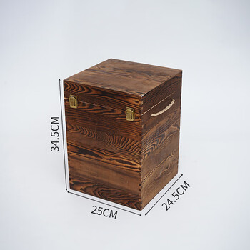 Fantasy packaging wine jar wooden box white wine box spot packaging box portable wooden ten pounds a jar wooden box without words (without wine jar)