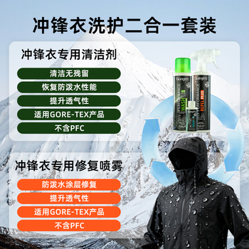 Grangers british gtx jacket special cleaning agent dwr water repellent repair set 605mlgrf205