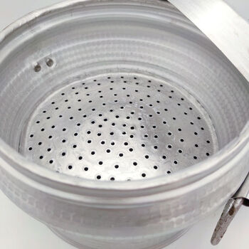 Yunnan specialty kitchen utensils, aluminum steamer, sugar-free rice, glutinous rice, steamed vegetables, steamed buns, steamed buns, retro period decoration, 26 cm in diameter, steamed about 5 catties of rice, 5-8 people