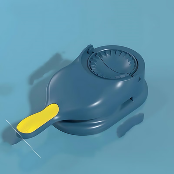 Leoezya new dumpling wrap pressing artifact german dumpling wrapping artifact home new two-in-one dumpling wrapping mold for buns enhanced version_pressing wrap + dumpling making two-in-one--blue large size 28cm