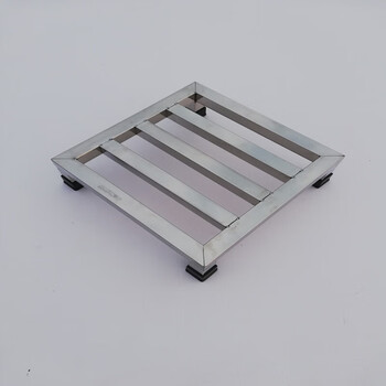 Stainless steel bracket washing machine base moisture-proof storage rack refrigerator elevated shelf wooden cabinet base flower pot drag rack 40*30*10 thickened