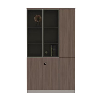 Jusheng filing cabinet three-door bookcase information cabinet storage cabinet js-25ly-w12 set