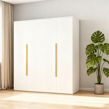 Da cheng bedroom wardrobe steel wardrobe national aluminum alloy wardrobe design and practical 2025 new hot style large wardrobe subsidy customized special shot