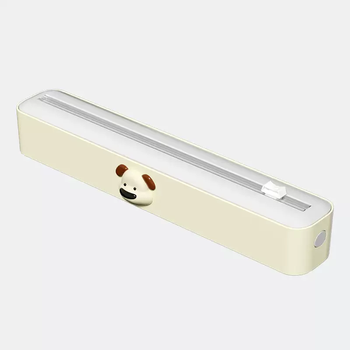 Yusenyi xinjia's 100 express plastic wrap cutters magnetic refrigerator tin foil storage box kitchen goodies cream gray (applicable to plastic wrap within 30cm and 4cm in diameter)