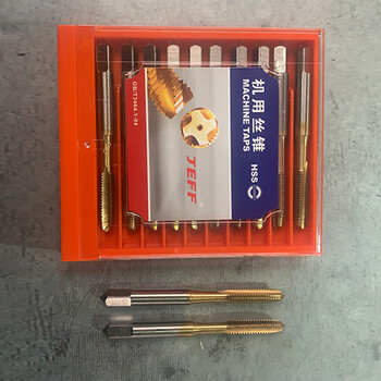 Shantou lincun dalian far east coated titanium-plated straight groove machine taps industrial grade wire tapping m3m4m5m6m8m10m1214 m6x0.5 (pack of 10)