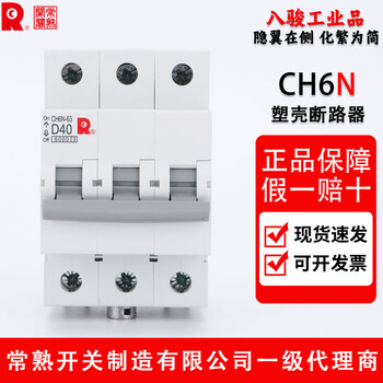 Changshu switch small circuit breaker first-level agent original leakage protector d 63a_4p