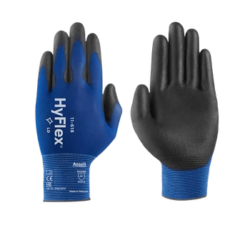 Ansell's new hyflex series ansell coated polyurethane lightweight protective gloves price for a pair (8 is m, 9 is l) l