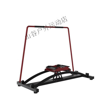Double-track metal ski trainer with adjustable resistance commercial indoor fitness equipment version - adjustable resistance manufacturer wholesale with warranty and lifetime maintenance