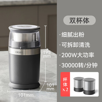 Brez japan imported quality grinder wet and dry grinder ultra-fine small household electric grinder donkey hide gelatin dry grinding model double cup
