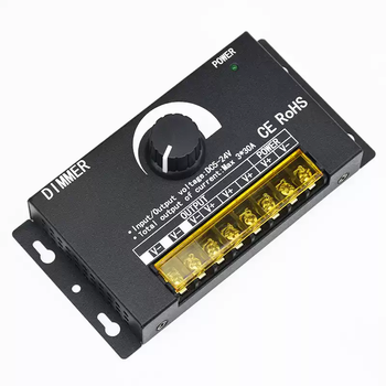 Led dimmer 90a high power 5v12v24v controller light strip light box 1000w regulator 2000w 5v12v24v90a manual model
