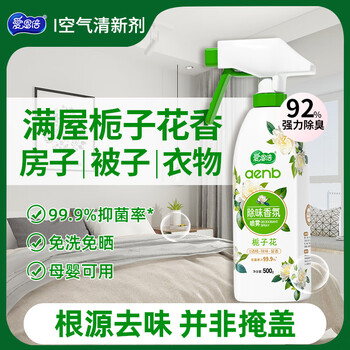 Ion times air freshener deodorizing spray 500g*1 bottle long-lasting fragrance bedroom bathroom car deodorizing fragrance aromatherapy