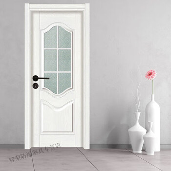 Art glass door, bathroom door, kitchen door, flat door, toilet door, engineering door, european style inserted glass craft door (not including glass), customized according to size