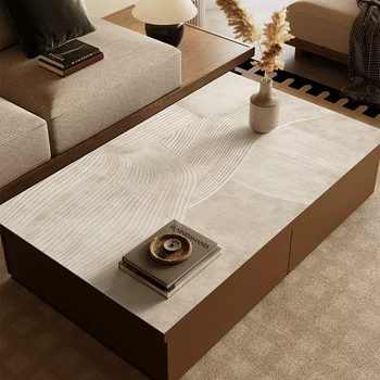 Yusenyi wabi-sabi style coffee table mat, high-end coffee table table mat, waterproof, anti-scalding, no-wash tablecloth, desktop protection mat, qingxing 70cmx140cm (layer-by-layer testing for safety and environmental protection)