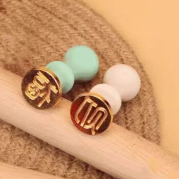 Meikejie fulu shuangquan rolling pin home kitchen printed blessing word beech wood dumpling artifact non-stick mold-proof baked pasta, wealth + blessing seals, a total of 2 pieces