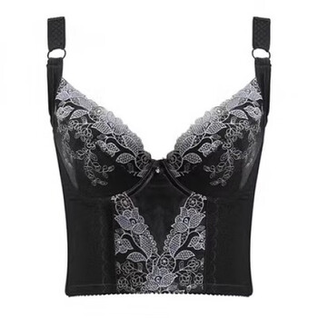 Ijvf da yuqing body manager belly controlling buttocks girdle waist clip bra shaping underwear black starlight long bra xl 82 110-120 jin