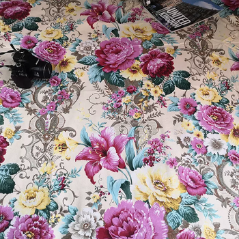 Yusen yi slightly defect-treated thickened double bed old coarse cloth quilt pillowcase single sheet three-piece set single cotton colorful patterns 90x230cm only bed sheet suitable for sofa