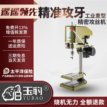 Heavy industrial grade desktop tapping fully automatic electric small tapping micro swj12/16 thread thread swj-24/m24 three-phase 380v including 13 plus 10