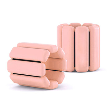 Nin brand hongkejia newly upgraded detachable sports weight-bearing bracelets for aerobics, pilates, hip and leg enhancement, running, dance and cycling. flesh pink, 1 pound, two pieces, total weight 450 grams. novice training, universal for hands and feet.