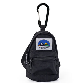 Mye personalized trendy brand coin purse key chain pendant key bag card bag japanese and korean workwear retro multi-color headphone bag black