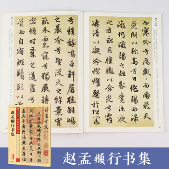 Second-hand collection of zhao mengfu's running script, ink dot copybook, compiled 9787539479293 85 new