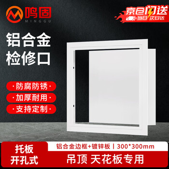 Minggu aluminum alloy pallet inspection port decorative cover thickened cover ceiling inspection port pallet type opening 300*300