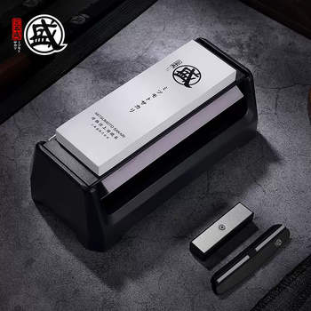 Yusenyi sharpening stone three-book kitchen knife imported three-sided professional corner household knife sharpener sharpening stone shengding japanese drum 6000 white 1 mesh white