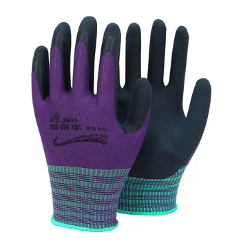 Deng sheng #949 #519 hold firmly frosted coating wear-resistant non-slip latex dipped labor protection gloves for handling construction deng sheng #519 hold firmly 12 pairs l
