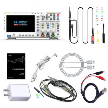 Fnirsi digital oscilloscope dual-channel 100m bandwidth 1gs sampling signal generator two-in-one oscilloscope + p4100 (100x probe)*1