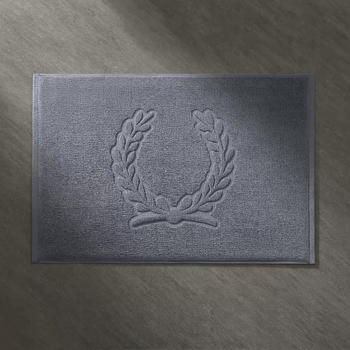 Yusenyi five-star hotel floor towel pure cotton bathroom non-slip floor mat bathroom carpet thickened water-absorbent foot towel household a style imperial blue gray 40cmx60cm