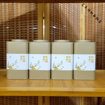 Fragrant food, hangzhou qiantang mingqian longjing 2024 new tea, high-quality tea, tea, bean flavor, strong flavor, canned gift box, mingqian longjing new tea, one pound canned