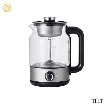 Tlit germany imported quality pure titanium high-end electric kettle for home dormitory temperature display large capacity insulation office b27 pure titanium steaming tea kettle with pure titanium steaming tea stand 0ml