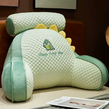 Yusenyi bedside cushion soft bag waist support pillow large backrest sofa bed playing mobile phone dormitory student pillow bed cuddle pillow little monster cool feeling ice doudou pillow case