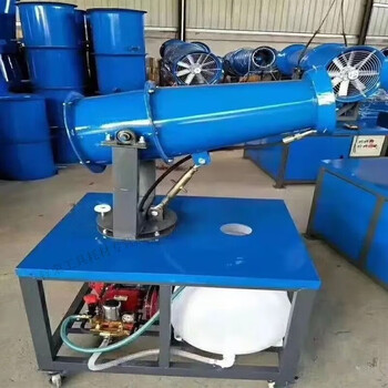 Mihong dust removal fog cannon machine, construction site fog machine, dustproof and dehumidification automatic sprayer, fog cannon machine, construction site dust collector, two-phase electric three-cylinder pump small steel cannon