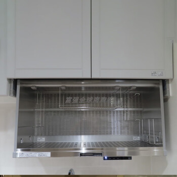 Others imported from japan, clean up corina integrated cabinet, electric lifting wall cabinet with drying independent disinfection room, translucent door panel 75 cm warm air drying/automatic lifting, fully equipped