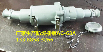 Explosion-proof plug ac-15a220v/380v explosion-proof socket ac-16a plug plate alloy aluminum cast straight plug ac63a four-core 380v oblique plug