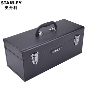 Stanley hardware tool box iron metal storage box 17 inches portable tool box 93-544-23
