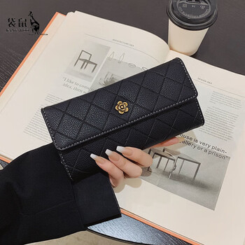 Kangaroo shoulder armpit bag for women 2025 new style versatile temperament women's print contrast color retro niche retro crossbody bag black