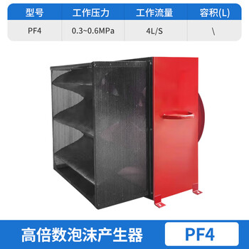 Pfs4 mobile high-expansion foam fire extinguishing device high-expansion foam generator foam generator high-expansion foam generator pf4